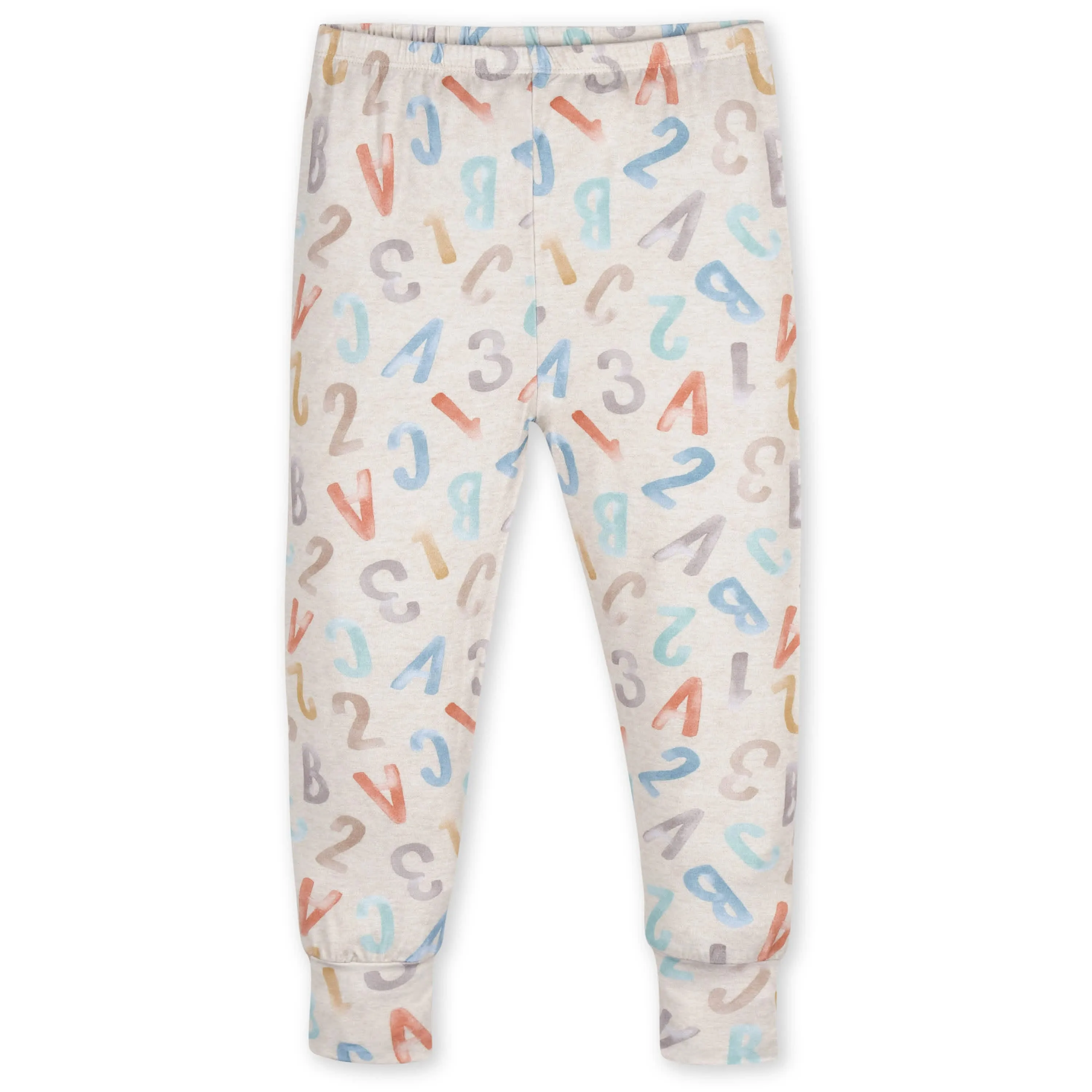 2-Piece Infant & Toddler Alphabet Soup Buttery Soft Viscose Made from Eucalyptus Snug Fit Pajamas