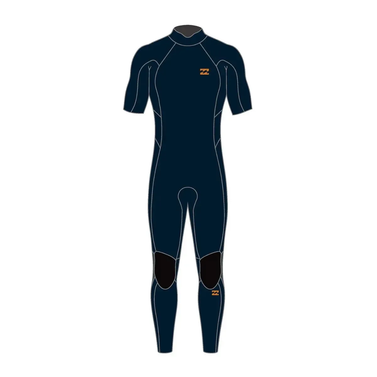 2/2mm Absolute Short Sleeve Back Zip Springsuit