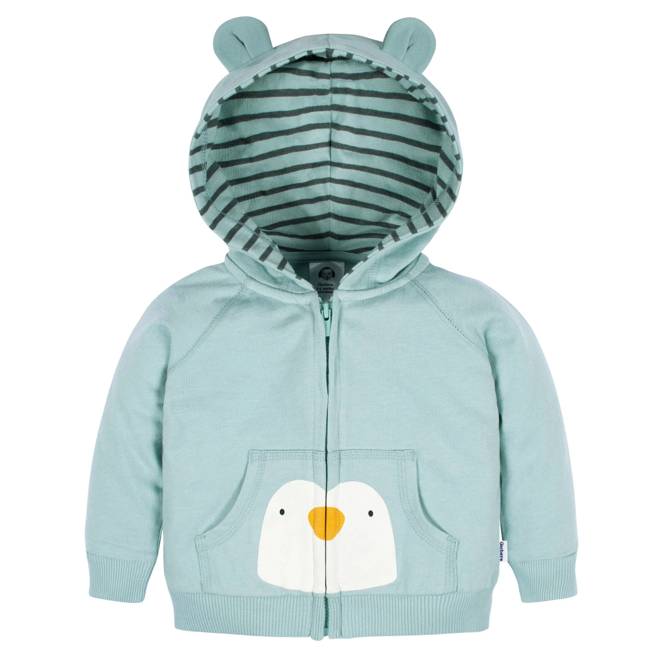 3-Piece Baby Boys Penguin Hoodie, T-Shirt & Active Pant Set