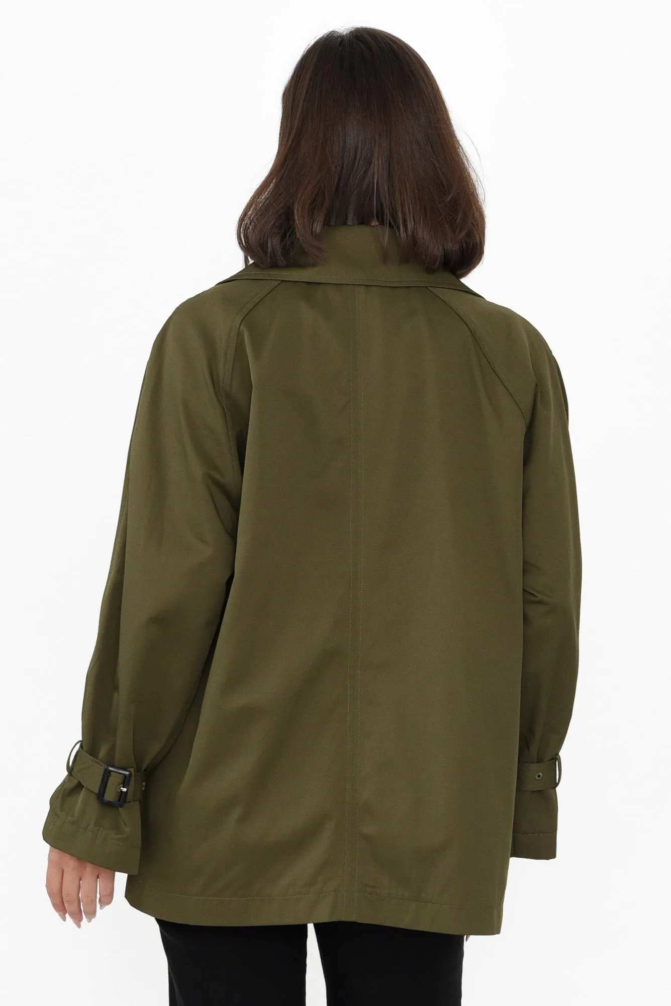 Ayele Khaki Double Breasted Jacket