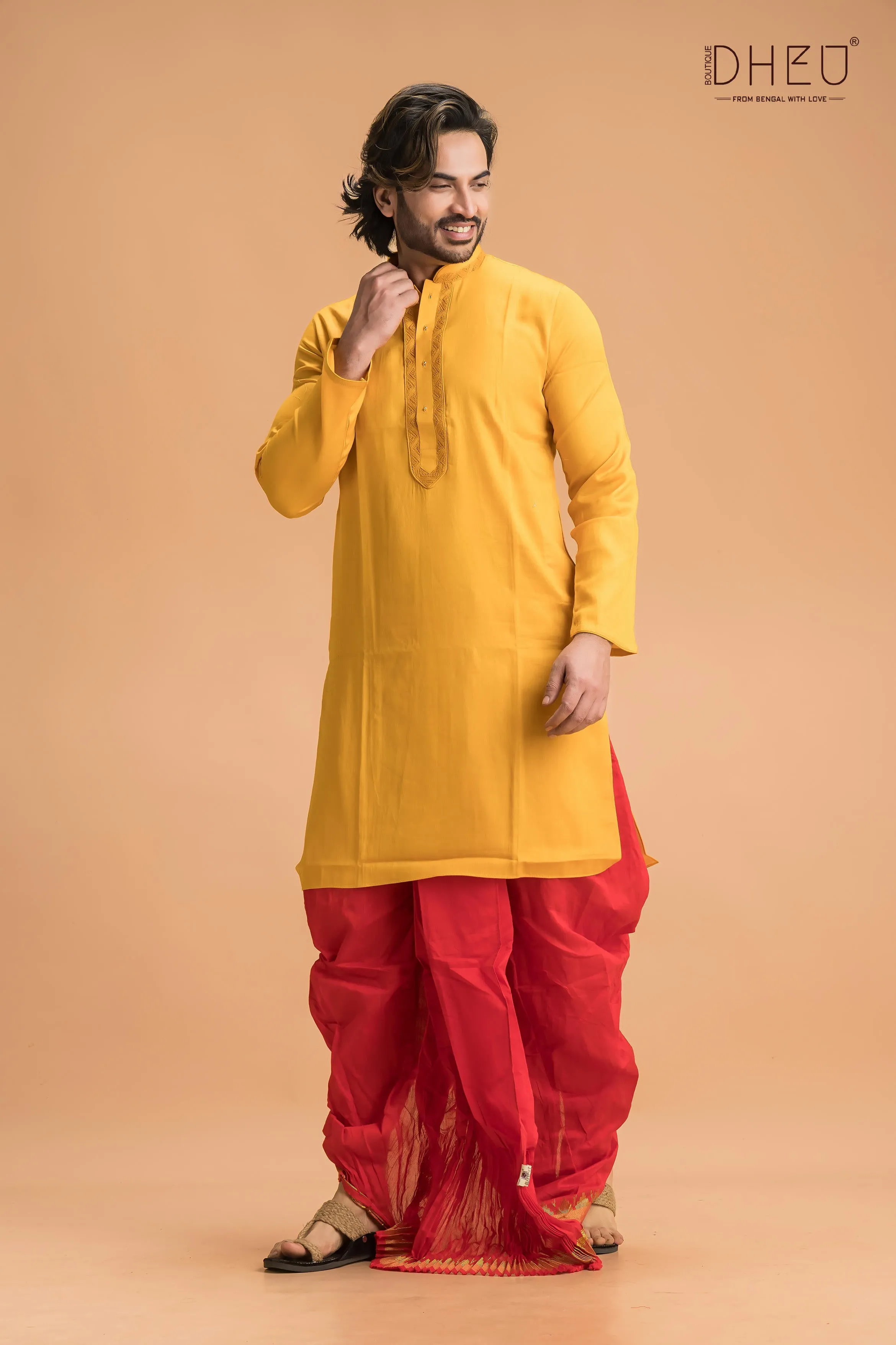 Bachelor Party-Kurta   Dhoti(Optional)