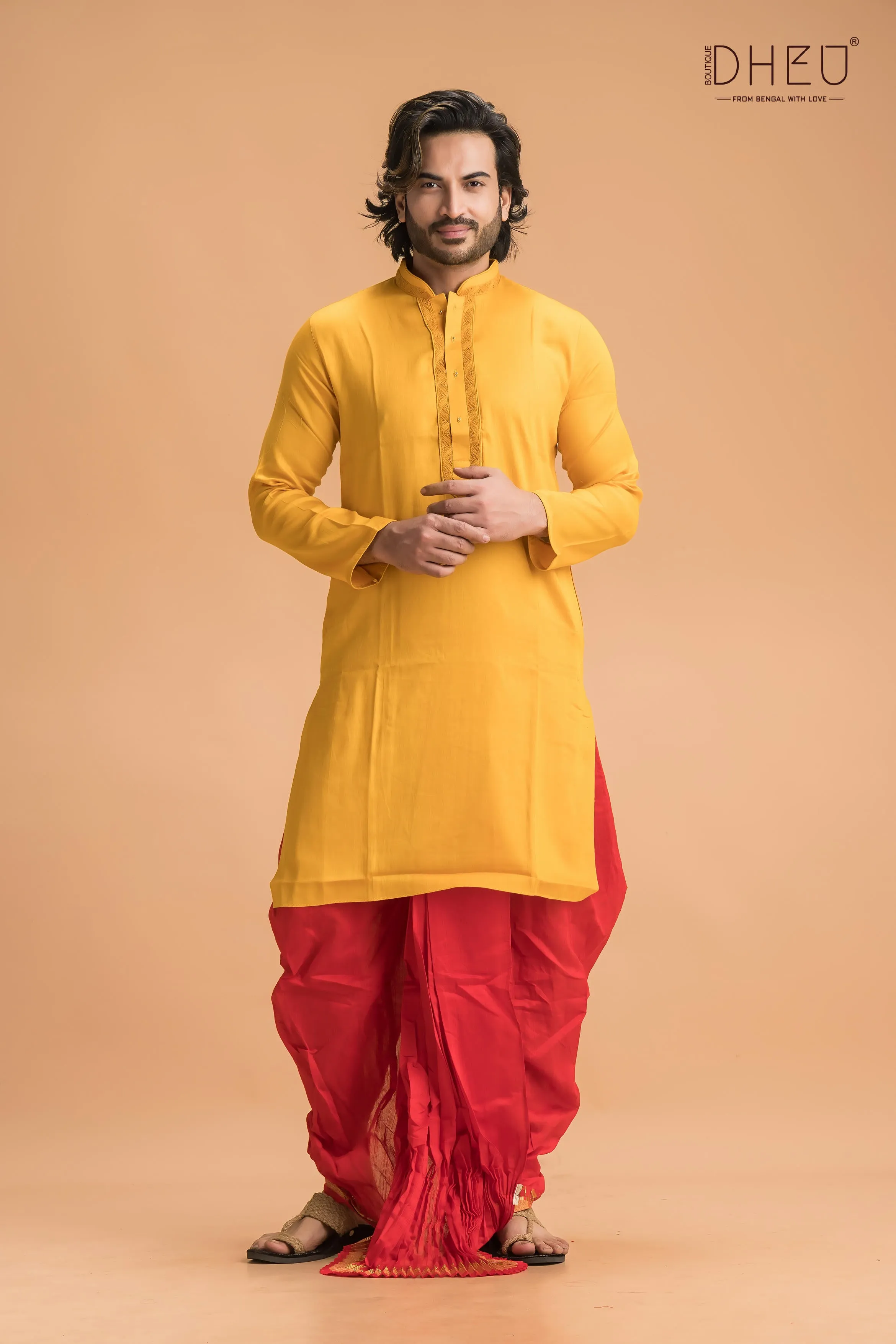 Bachelor Party-Kurta   Dhoti(Optional)