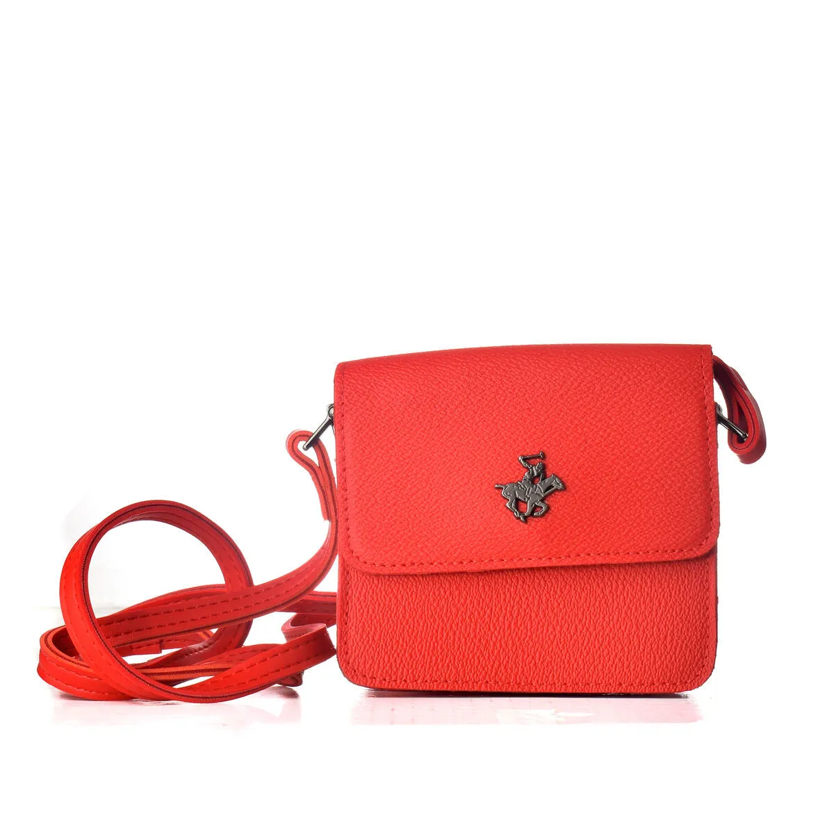 Beverly Hills Polo Club Small Crossbody Bag Red