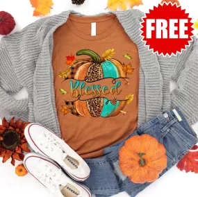 Blessed Fall Pumpkin Tee - 0