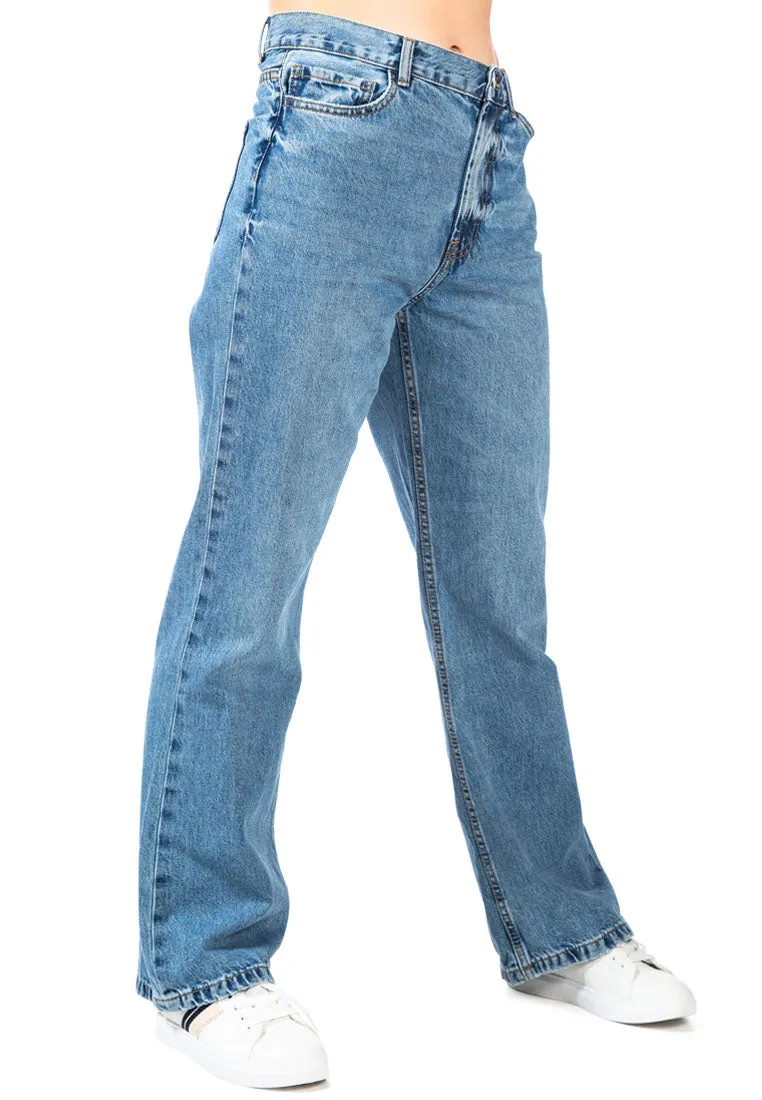 Boot Cut Washed Jeans Pants