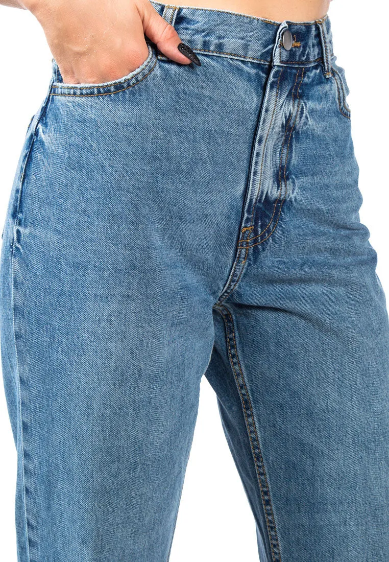 Boot Cut Washed Jeans Pants