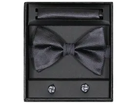 Boy's Bow Tie Box Set 14923 Charcoal