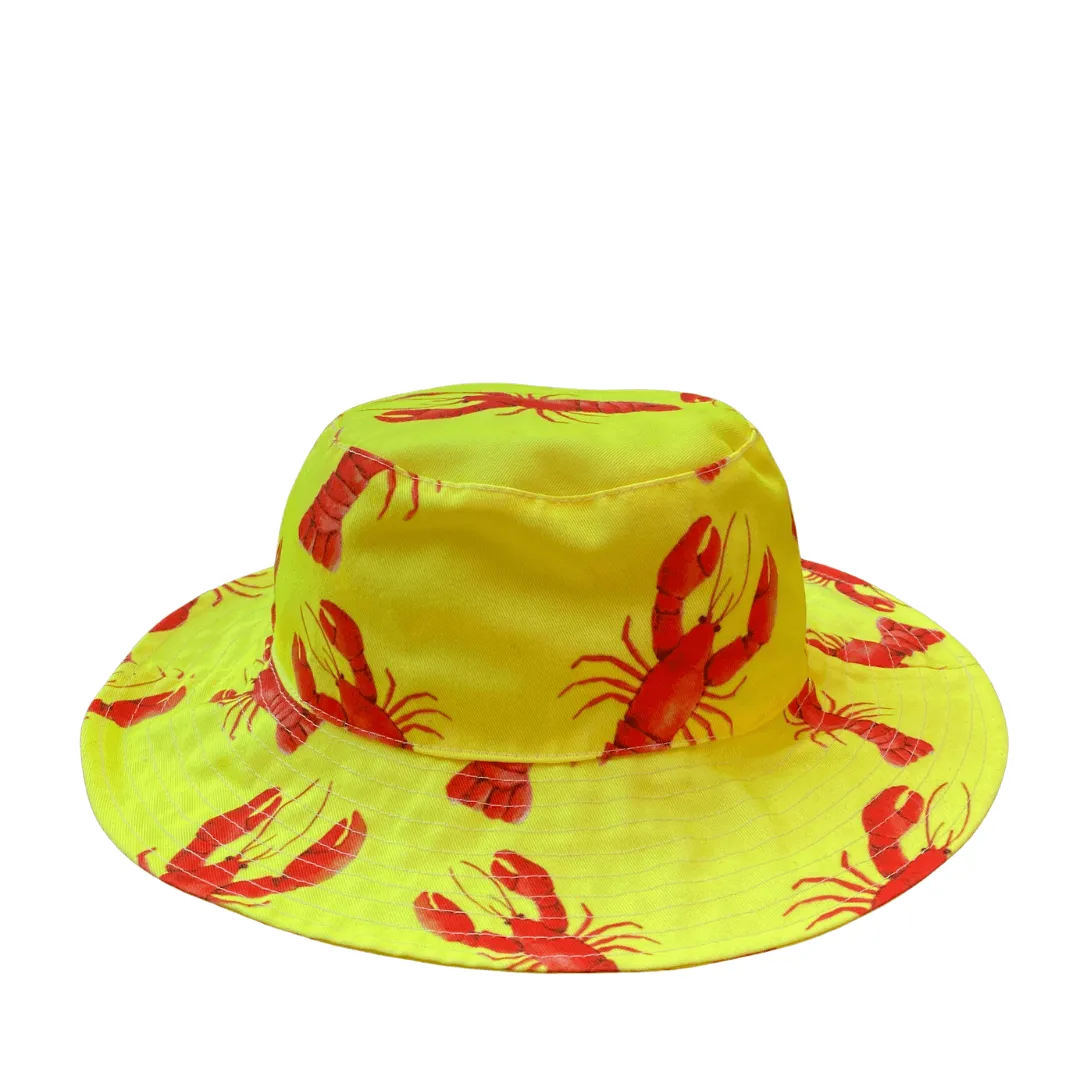 Bright Lobster Beach Hat