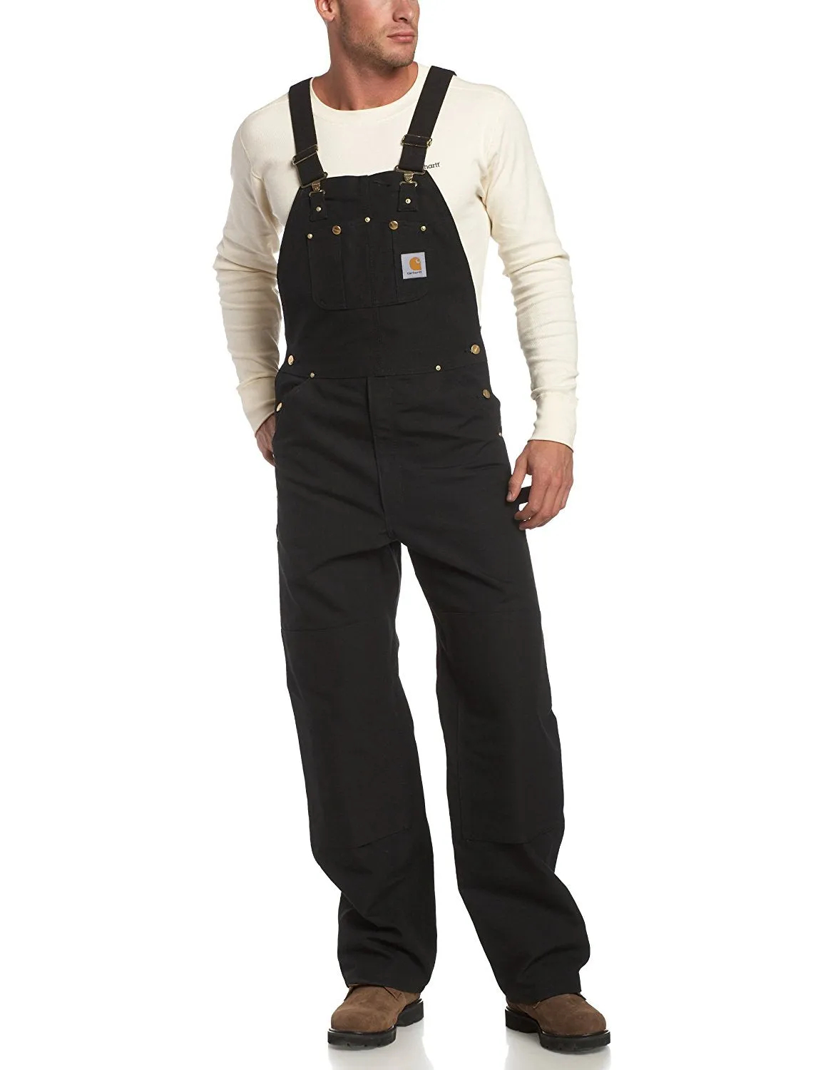 Carhartt Men's Duck Bib Overall Unlined R01