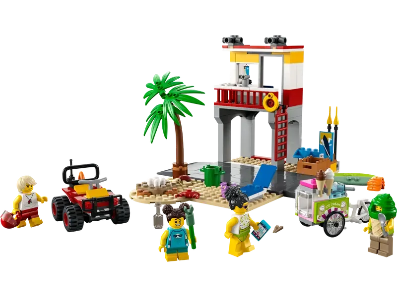 City - Beach Lifeguard Station 60328 (211 Pieces)