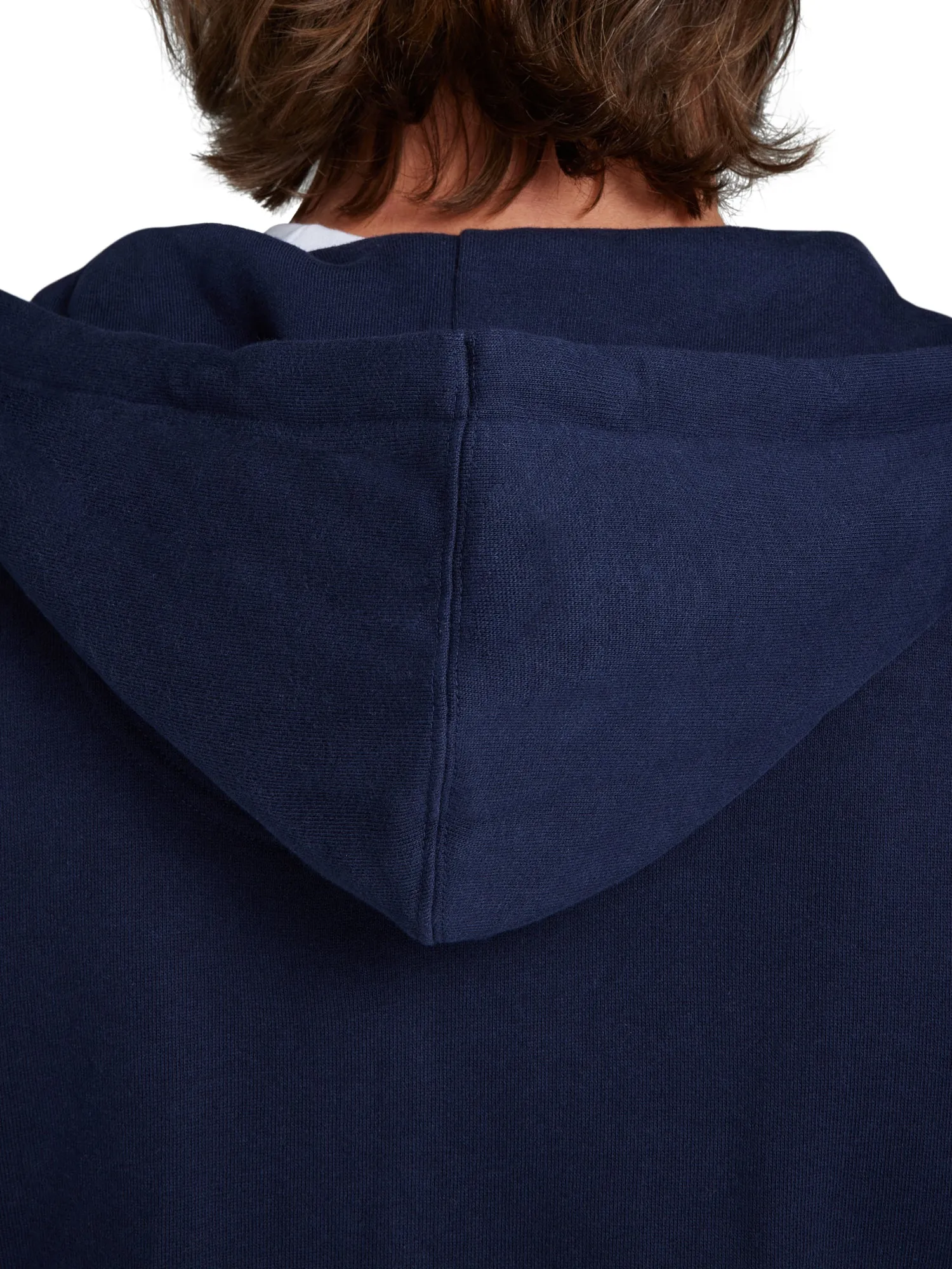 Classic Zip Through Hoodie - Navy