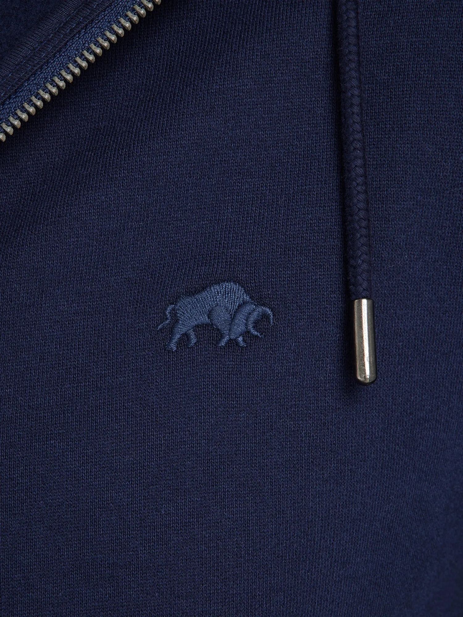 Classic Zip Through Hoodie - Navy