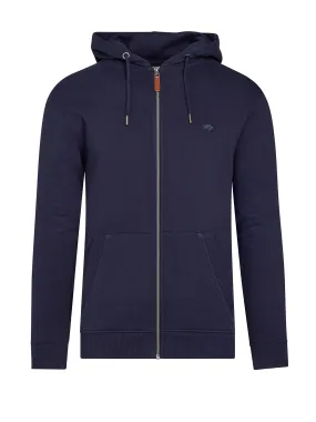 Classic Zip Through Hoodie - Navy