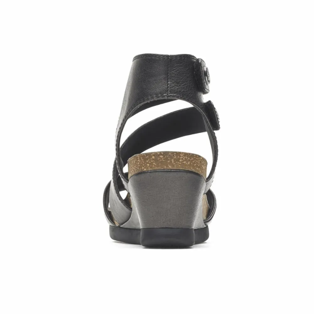 Cobb Hill SHONA ASYM CUFF BLACK/METALLIC