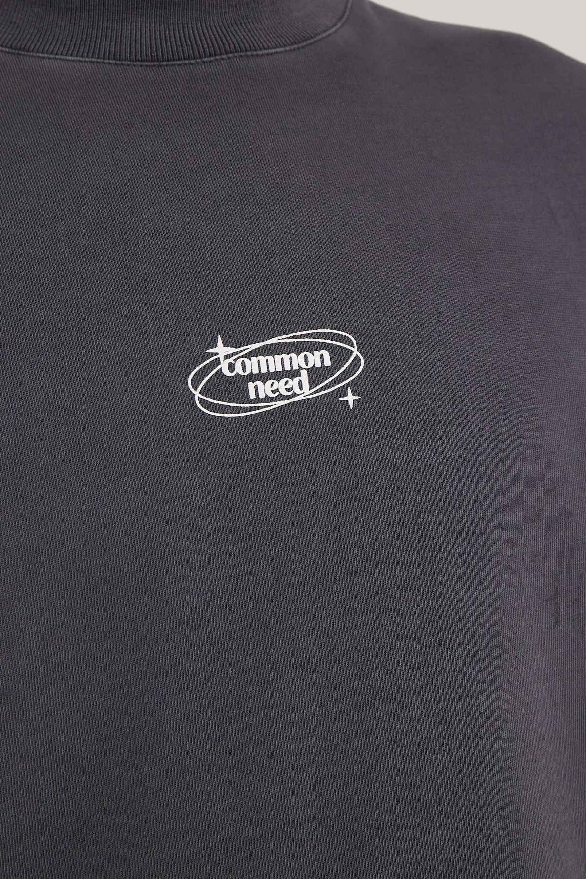 Common Need Aurora Easy Tee Washed Black