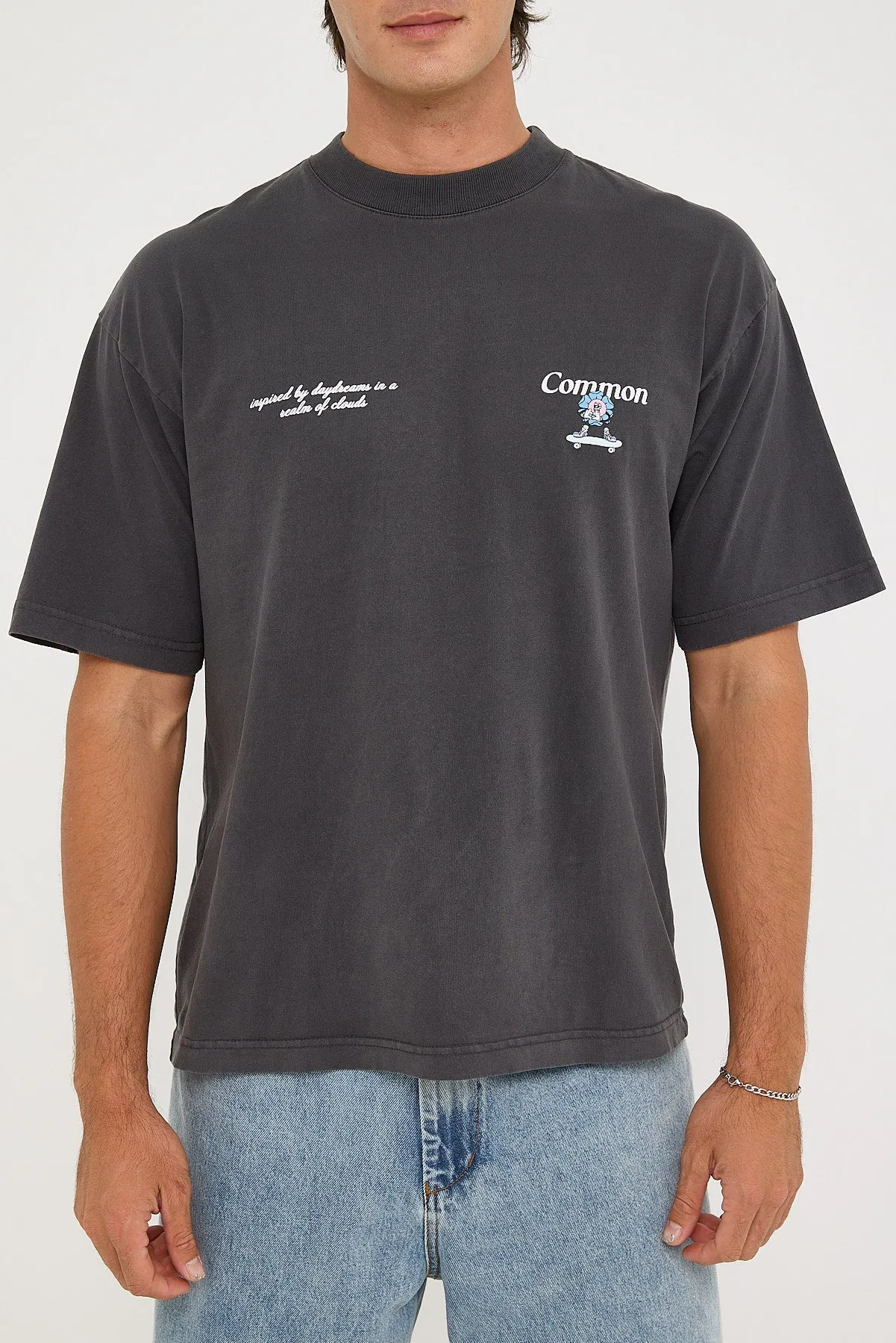 Common Need Euphoria Easy Tee Washed Black