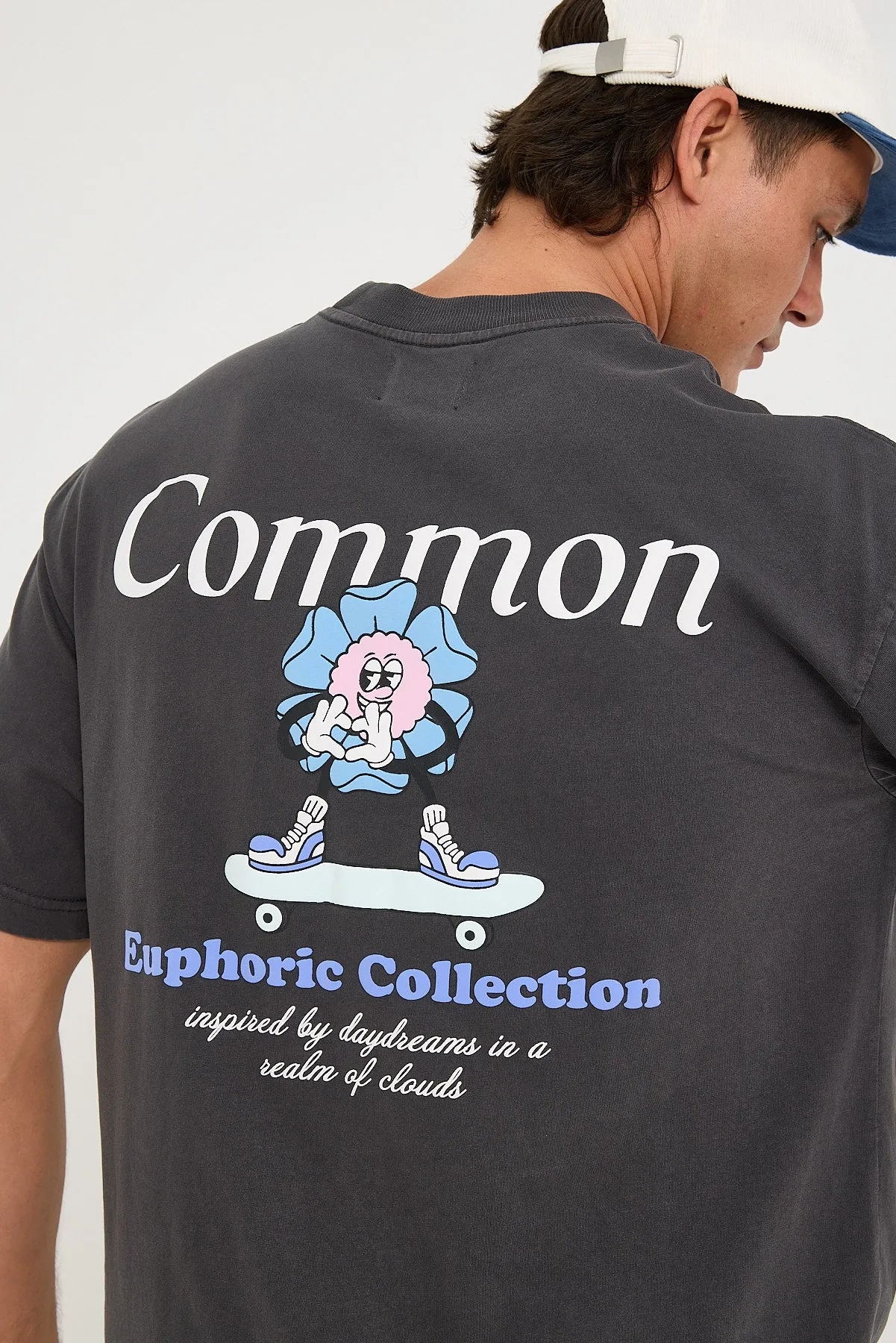 Common Need Euphoria Easy Tee Washed Black