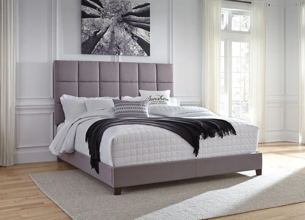 Contemporary King Upholstered Bed