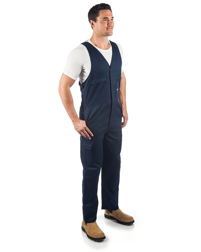 Cotton Drill Action Back Overall - Navy