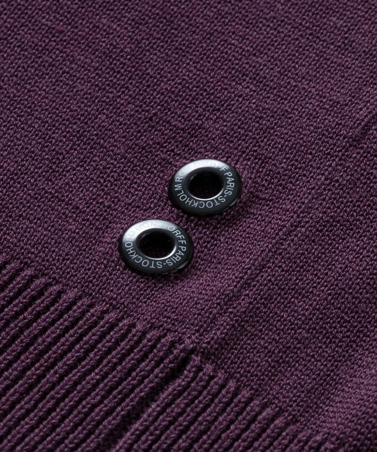 Cotton Silk Sweater: Deep Plum