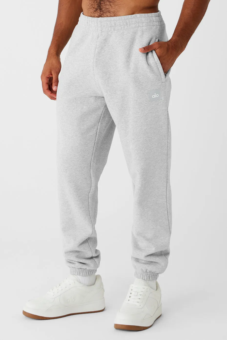 Cuffed Renown Heavy Weight Sweatpant - Athletic Heather Grey