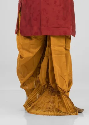 Designer Silk Dhoti- Ready to wear