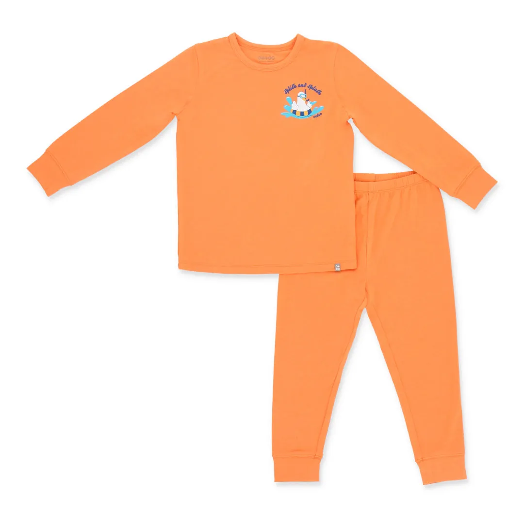 Duckie's Day Off Bamboo Kid Jammies (Assorted Colours)