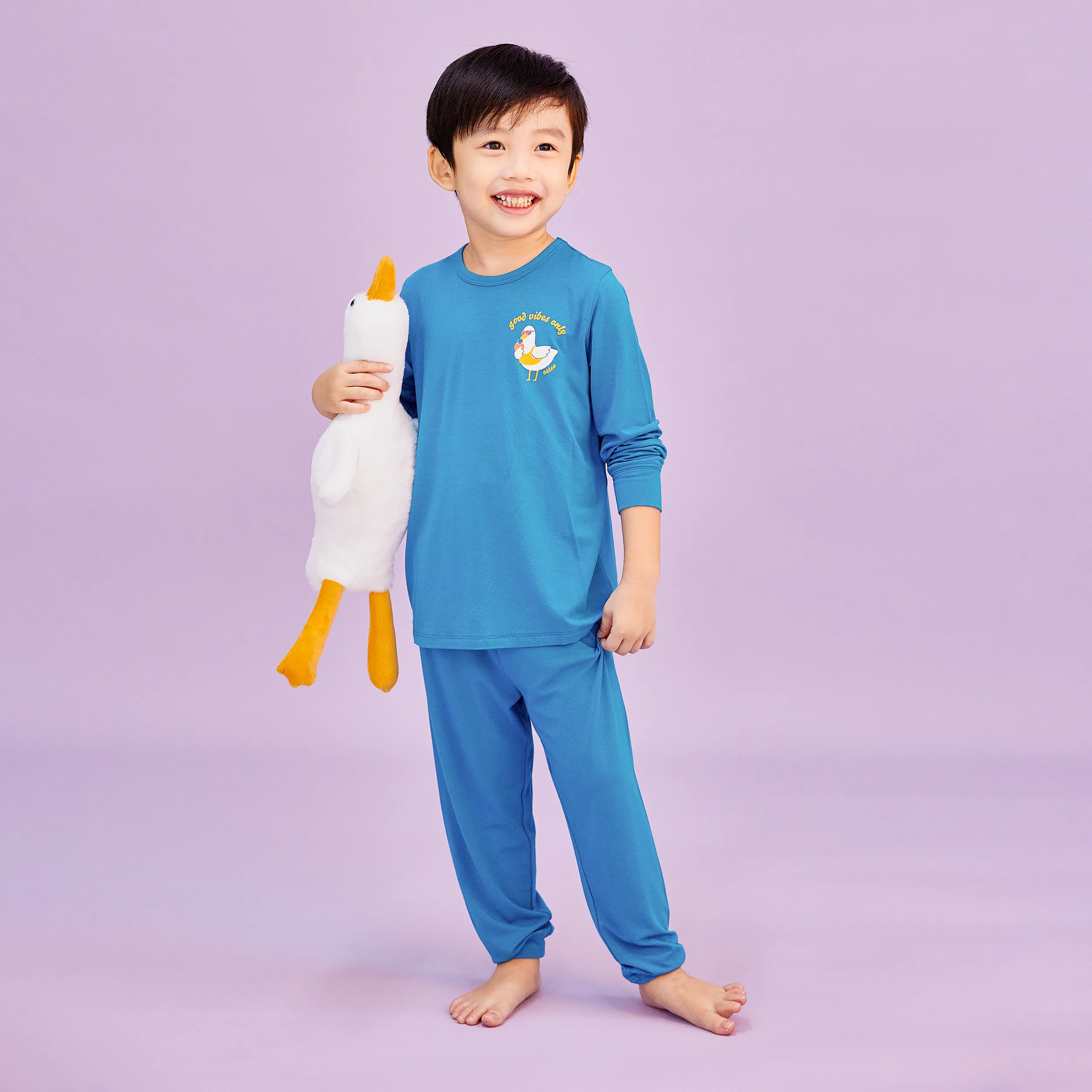 Duckie's Day Off Bamboo Kid Jammies (Assorted Colours)