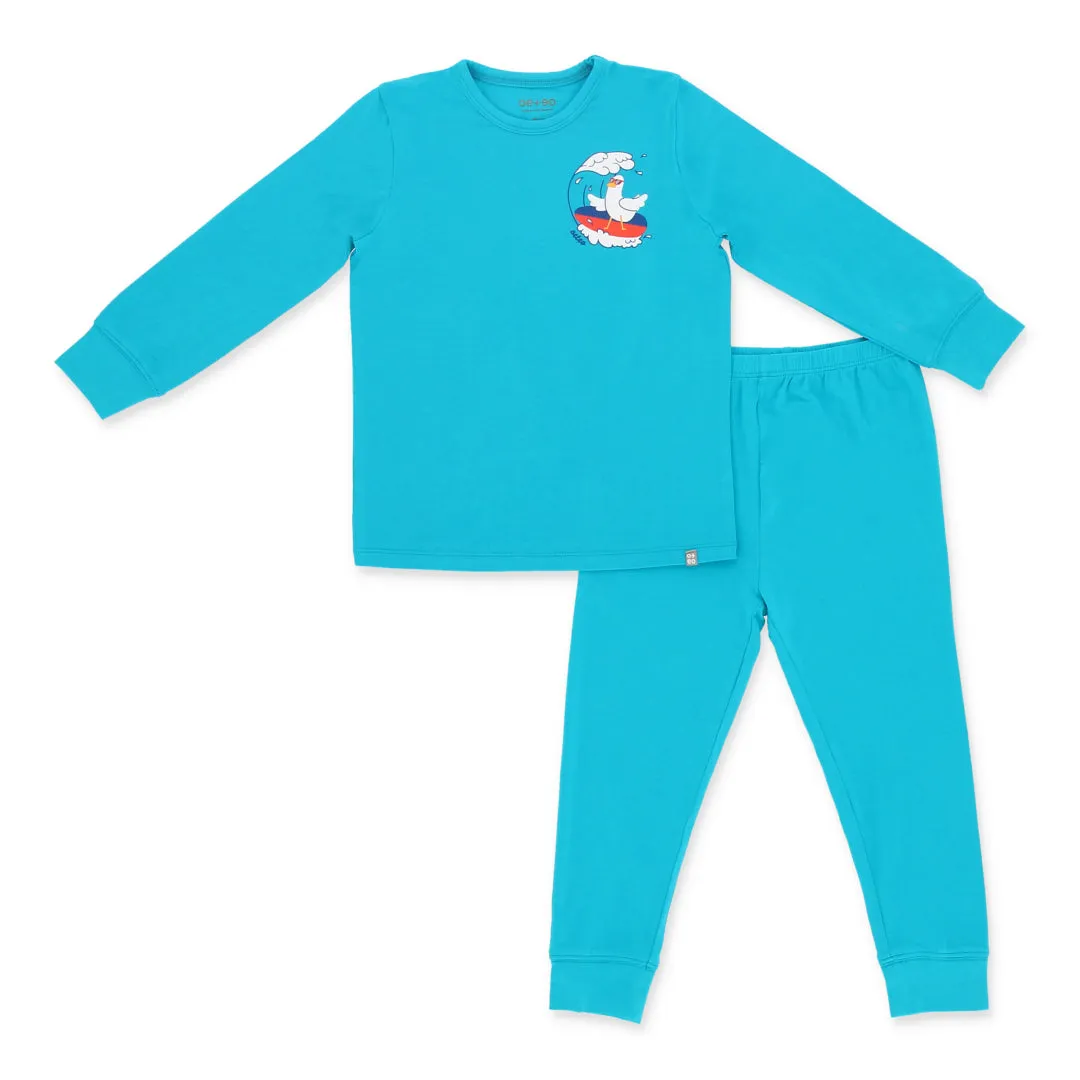 Duckie's Day Off Bamboo Kid Jammies (Assorted Colours)