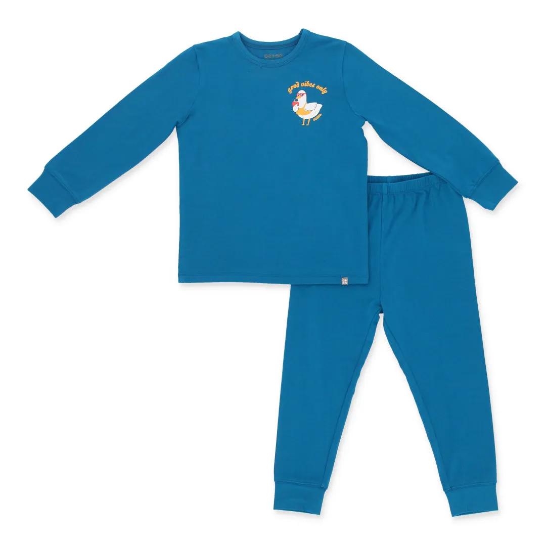 Duckie's Day Off Bamboo Kid Jammies (Assorted Colours)