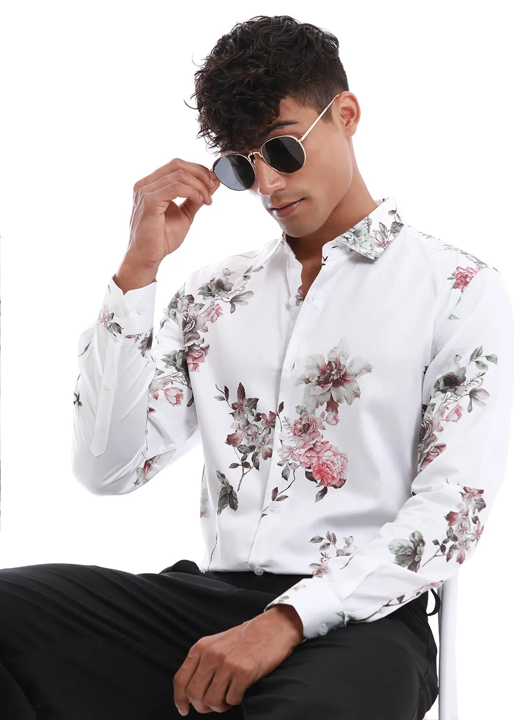 Exotic Floral Printed Shirt