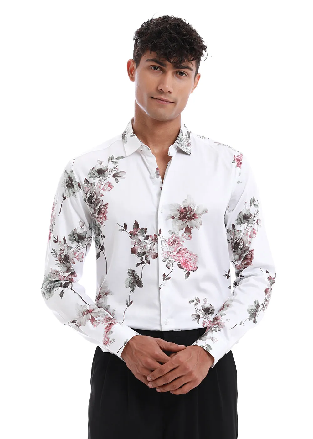 Exotic Floral Printed Shirt