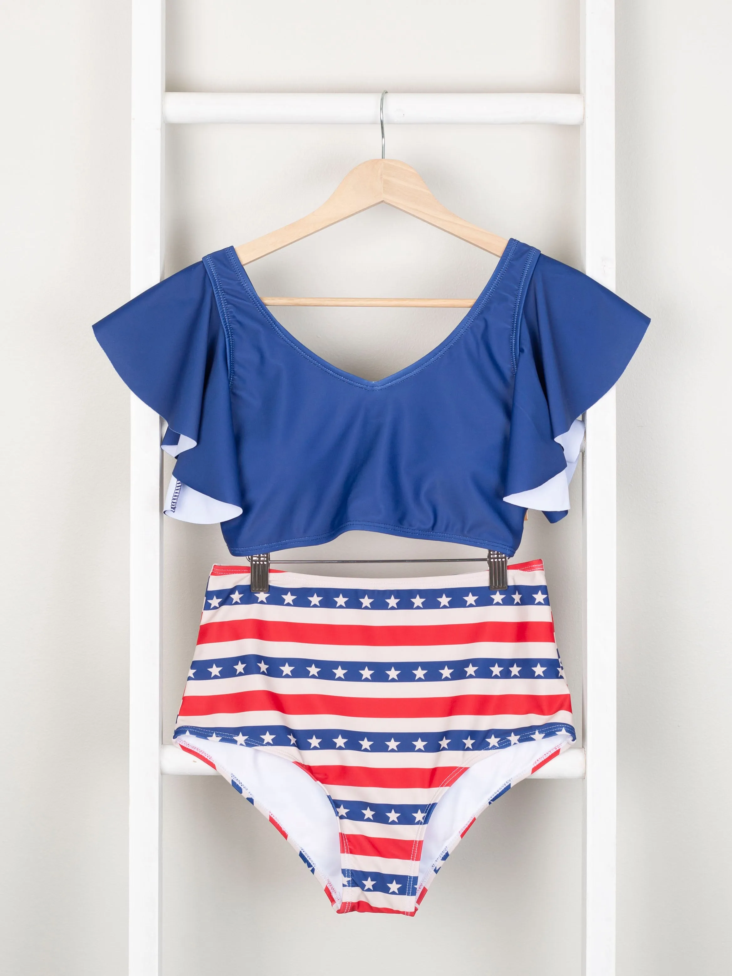 Family Stars & Stripes Swimsuits