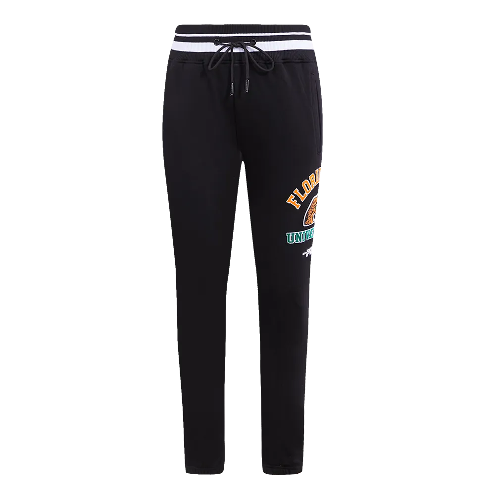 FLORIDA A&M UNIVERSITY CLASSIC MEN'S STACKED LOGO SWEATPANT (BLACK)