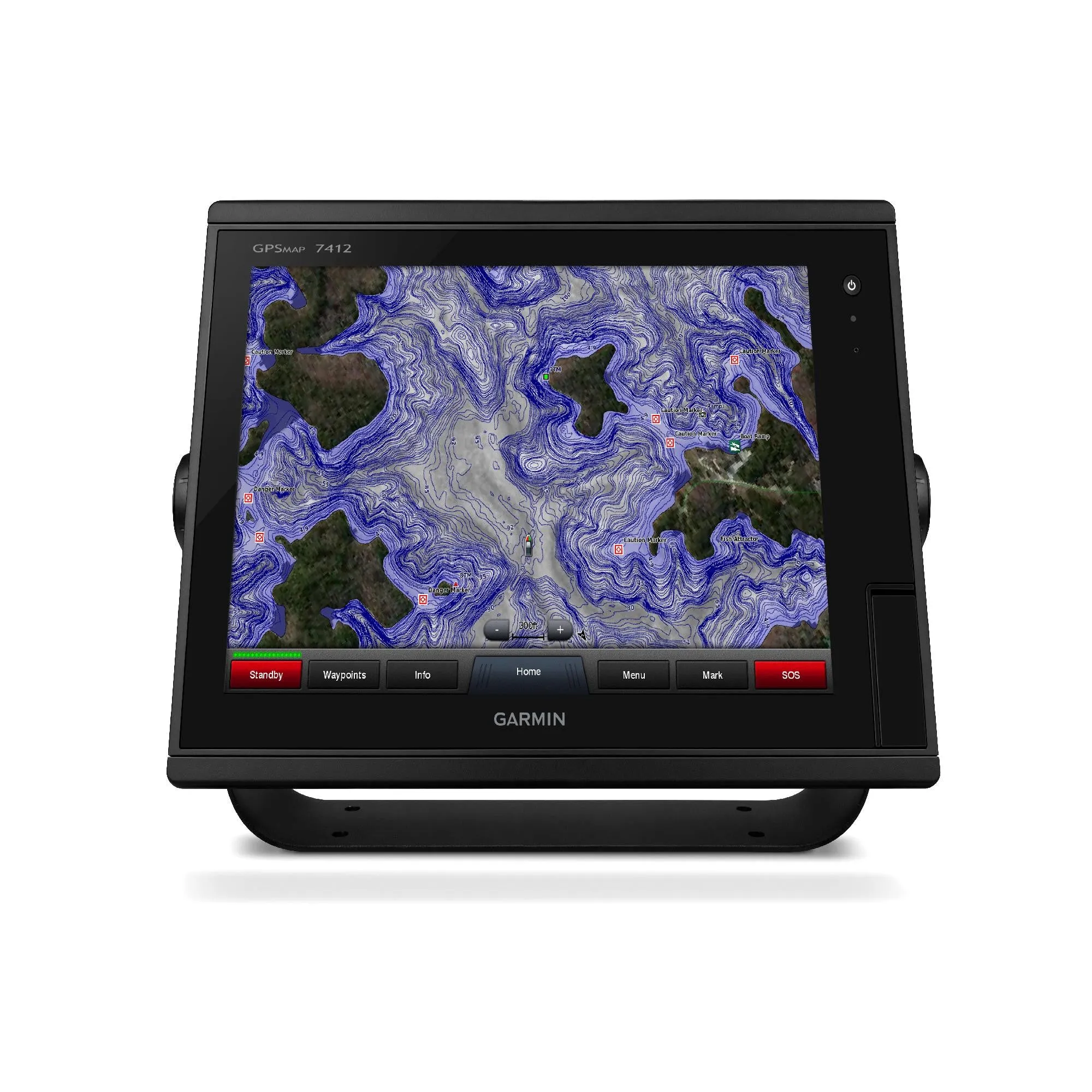 Garmin GPSMAP7412 Chartplotter Worldwide Basemap