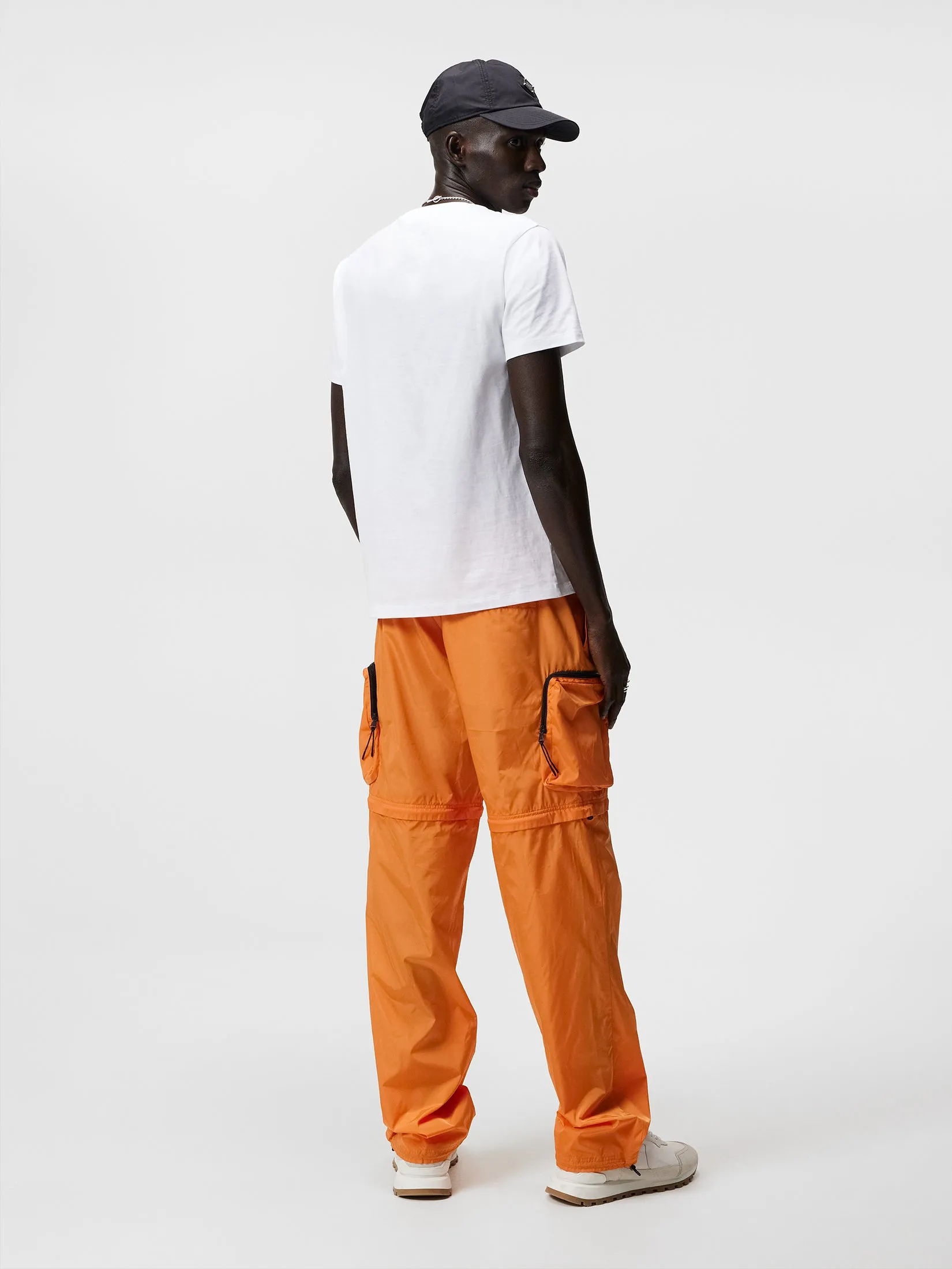 Glossa Nylon Cargo Pants / Russet Orange