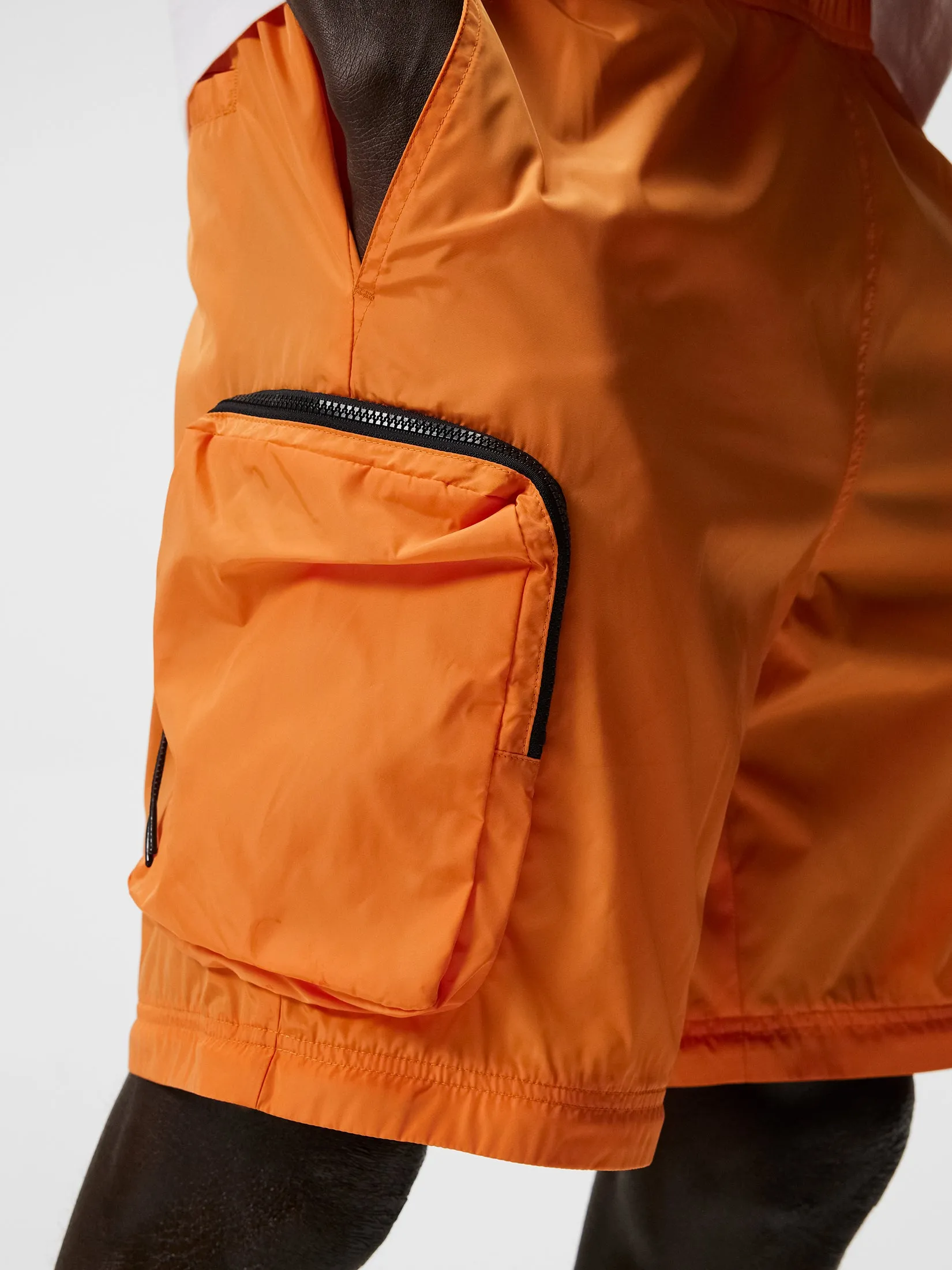 Glossa Nylon Cargo Pants / Russet Orange