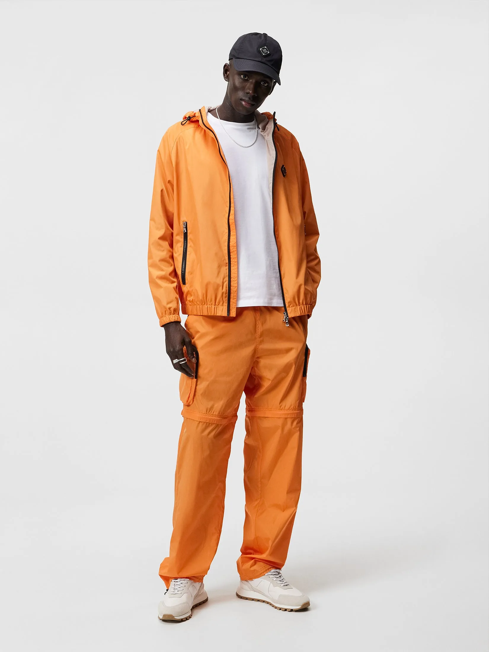 Glossa Nylon Cargo Pants / Russet Orange