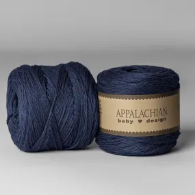 Indigo U.S. Organic Cotton Sport Weight Yarn Ball