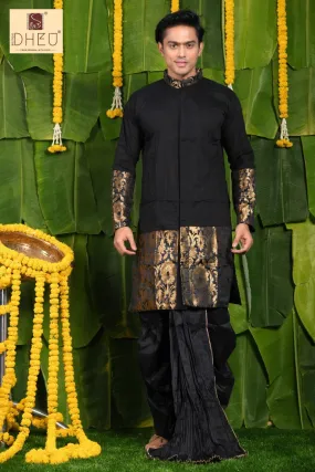 Jonmejoy - Dheu Designer Dhoti(Optional)Kurta Set