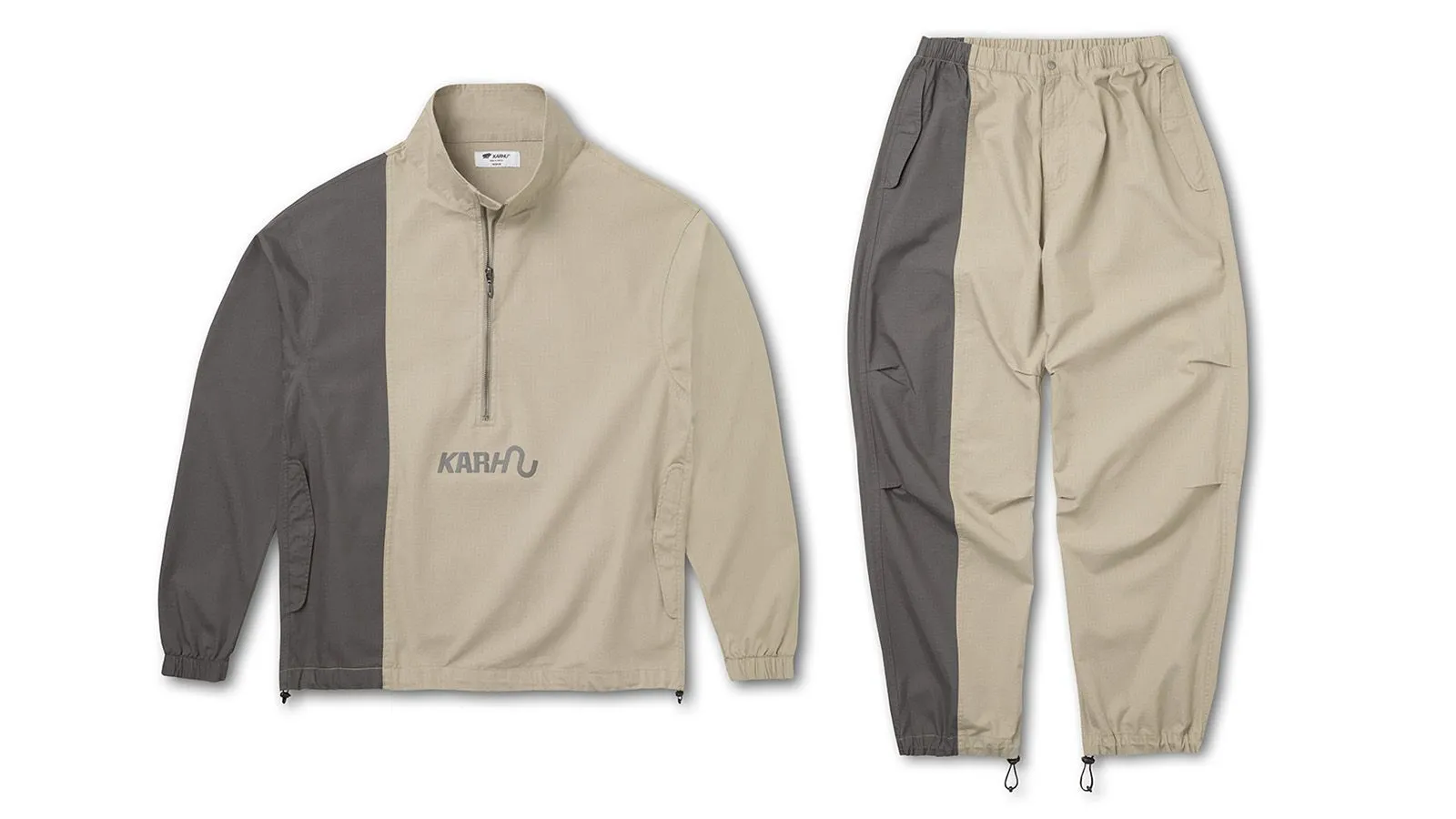 KARHU X FOOTPATROL TRACKSUIT SNOWSTAR -  ALUMINIUM / DARK GULL GRAY