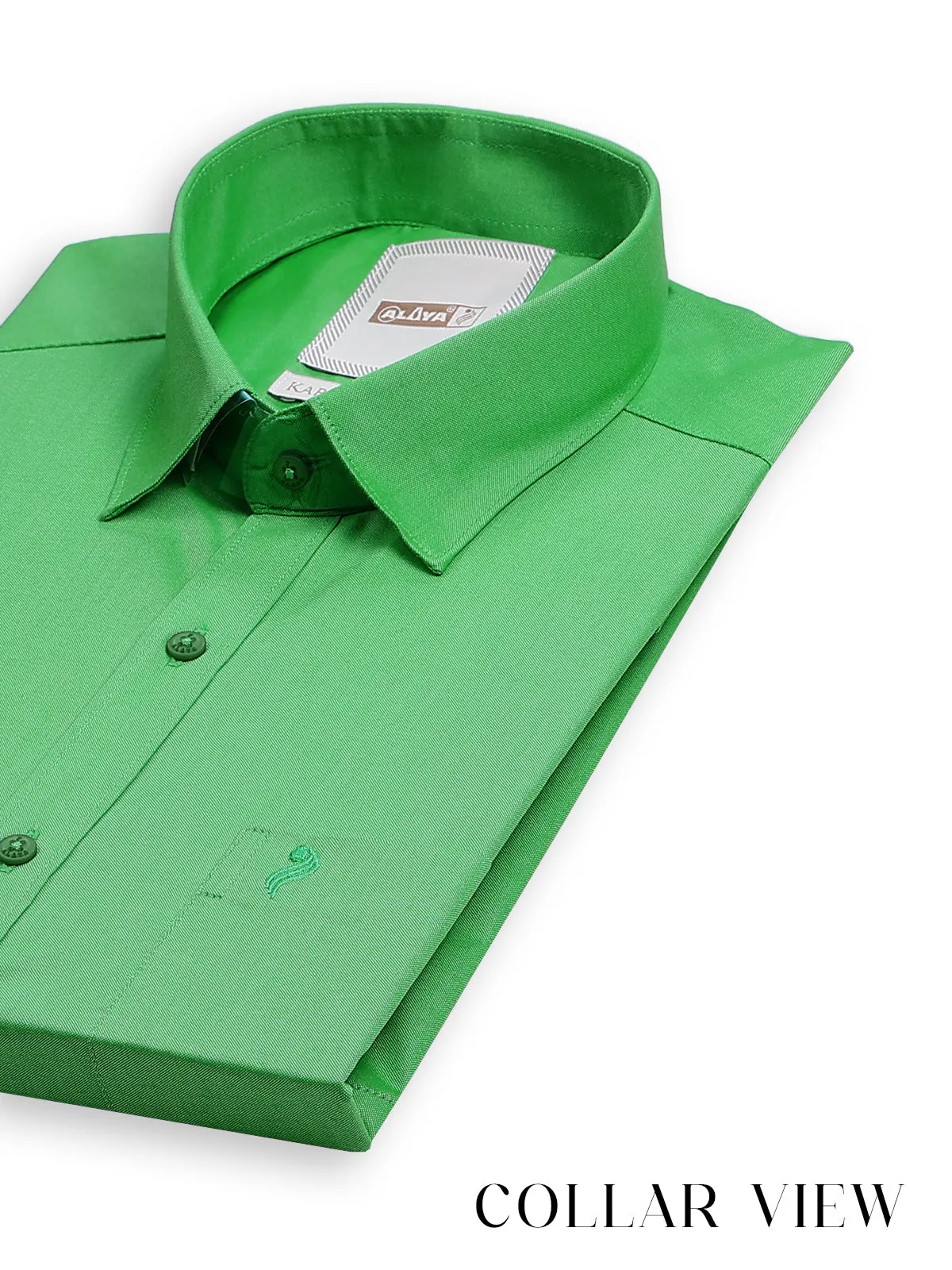 Karna Colour Shirt & Fancy Border Dhoti - Green