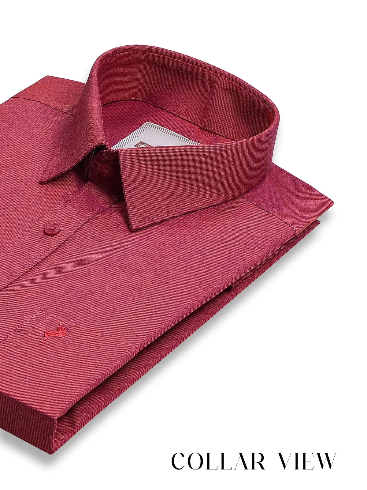 Karna Colour Shirt - Deep Carmine