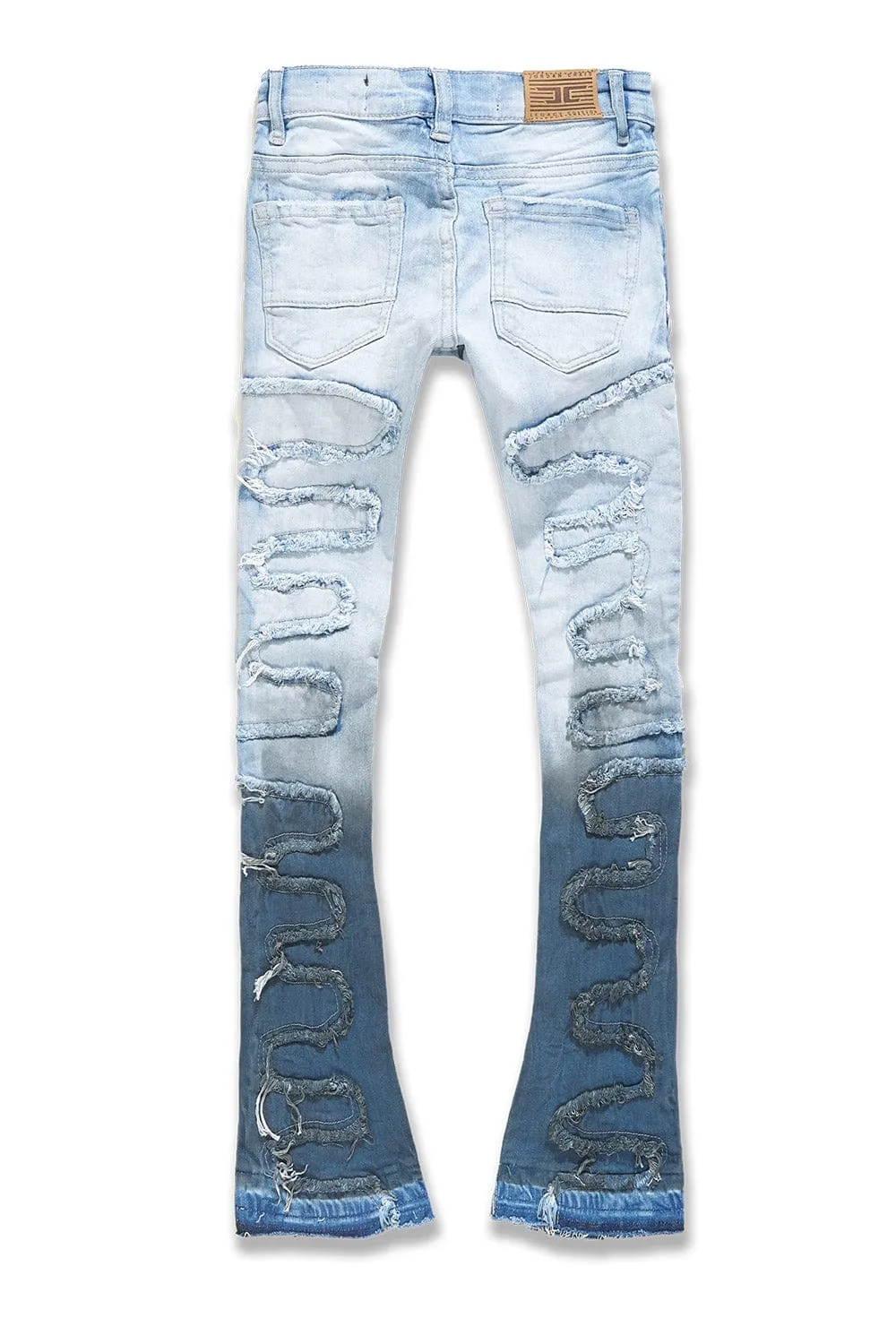 Kids Stacked Oasis Denim (Blue Steel)