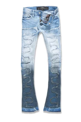 Kids Stacked Oasis Denim (Blue Steel)