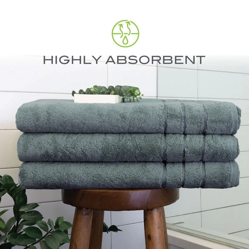 Lark Organic Bamboo 3 Piece Multi-Size Towel Set