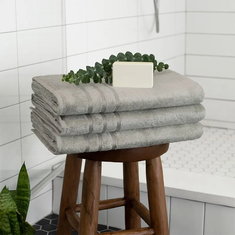 Lark Organic Bamboo 3 Piece Multi-Size Towel Set