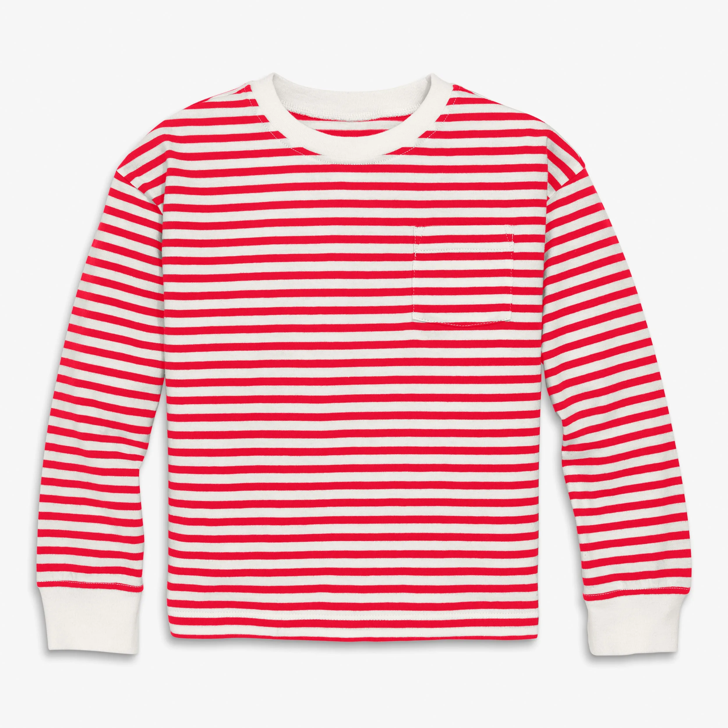 Long sleeve easy stripe tee