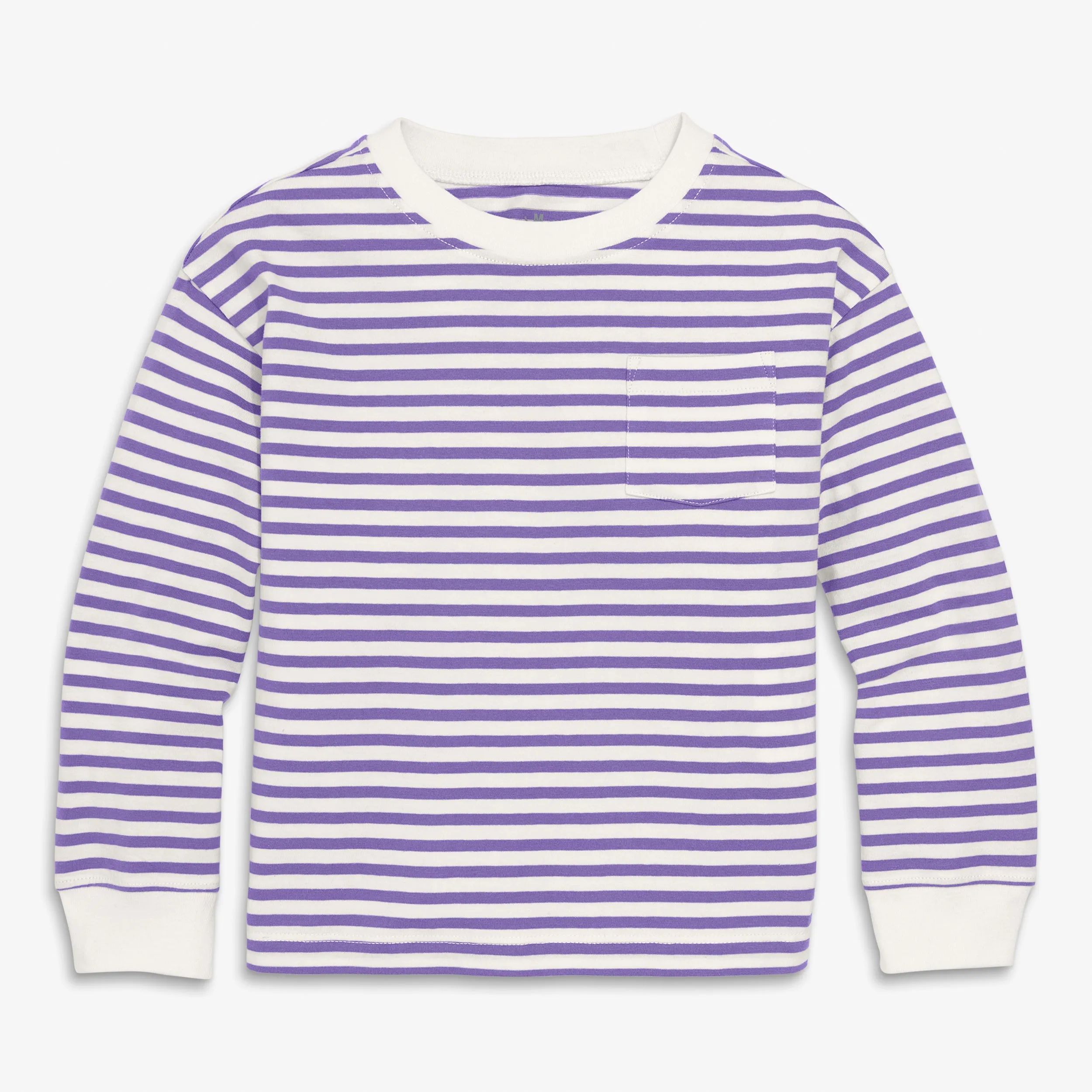 Long sleeve easy stripe tee