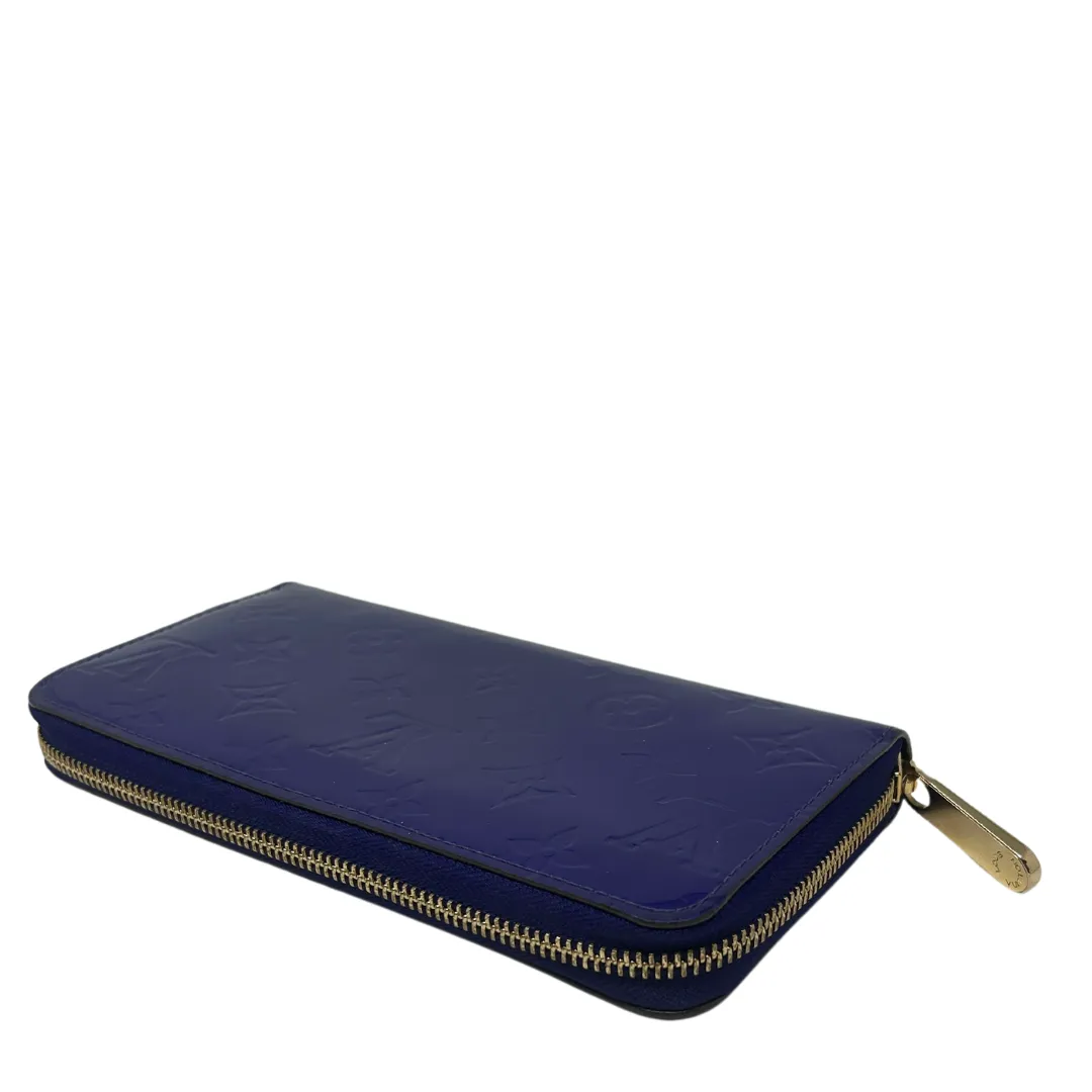 Louis Vuitton Grand Bleu Vernis Zippy Wallet